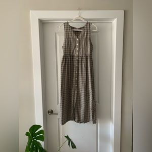 Vintage Erika button down plaid dress size small